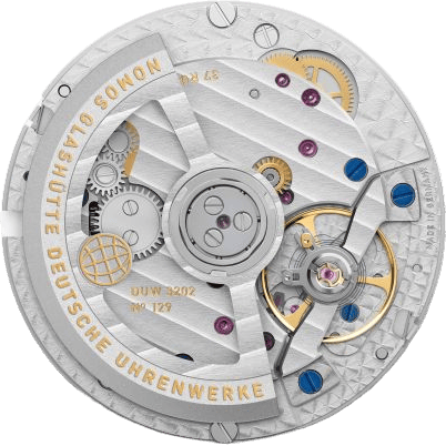 Nomos Glashütte caliber DUW 3202