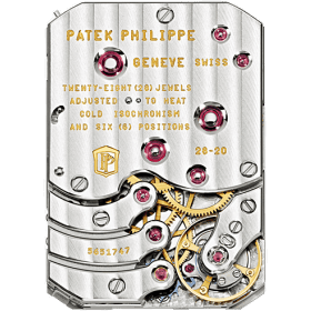 Patek Philippe caliber 28-20 REC 8J PS IRM C J