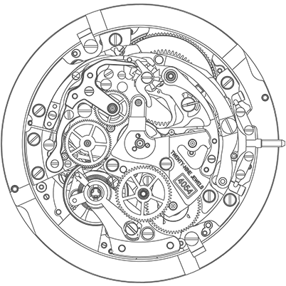 Zenith caliber El Primero 4054