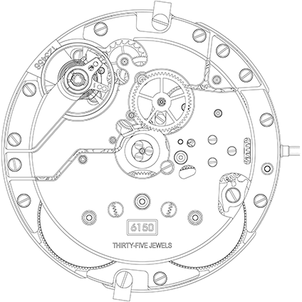 Zenith caliber Elite 6150