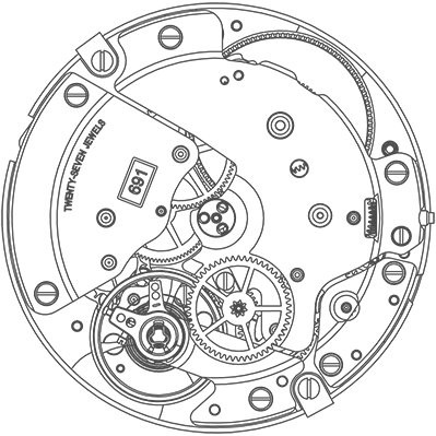 Zenith caliber Elite 691