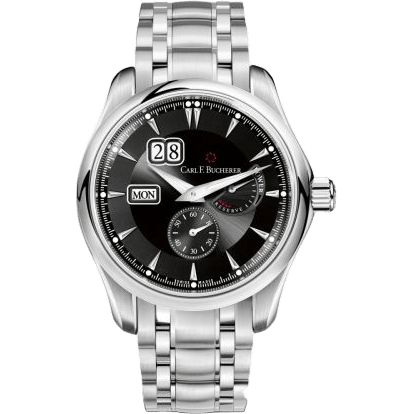 Carl F. Bucherer Manero PowerReserve Stainless Steel / Black / Bracelet 00.10912.08.33.21