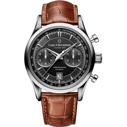 Carl F. Bucherer Manero Flyback Stainless Steel / Black 00.10919.08.33.01