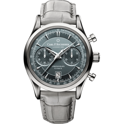 Carl F. Bucherer Manero Flyback Stainless Steel / Grey 00.10919.08.93.01