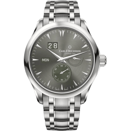 Carl F. Bucherer Manero Peripheral BigDate Stainless Steel / Grey / Bracelet 00.10926.08.93.21