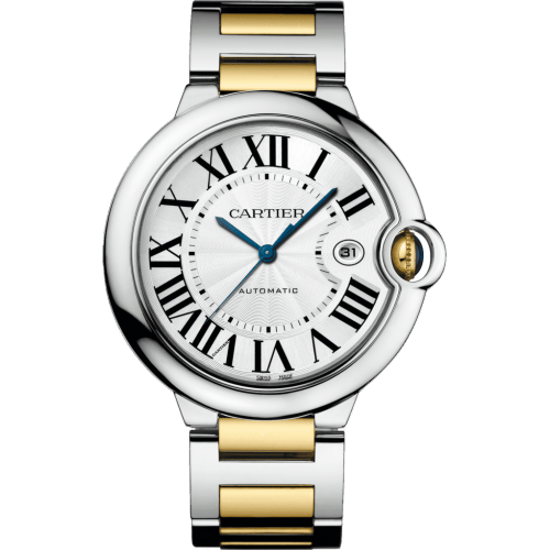 Ballon Blue de Cartier 42 Automatic Stainless Steel / Yellow Gold / Silver / Bracelet