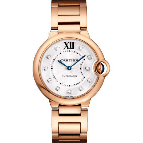 Ballon Blue de Cartier 36 Automatic Pink Gold / Diamond / Bracelet