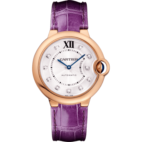 Ballon Blue de Cartier 36 Automatic Pink Gold / Diamond WE902028