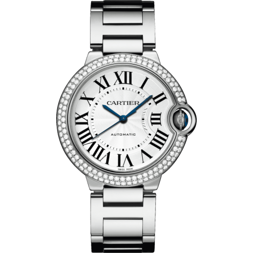 Ballon Blue de Cartier 36 Automatic White Gold / Diamonds / Bracelet