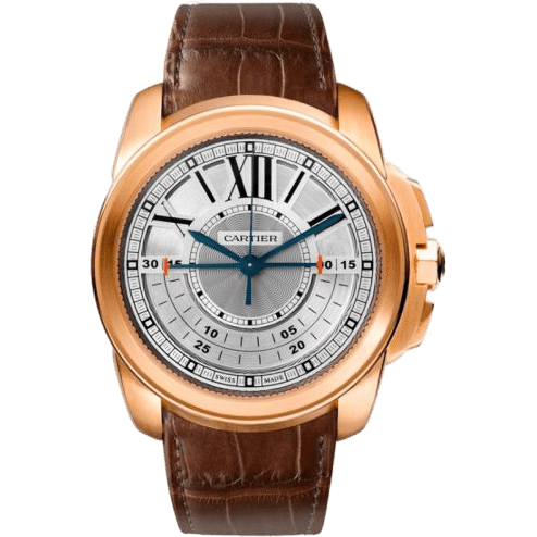 Calibre de Cartier Central Chronograph Pink Gold / Silver