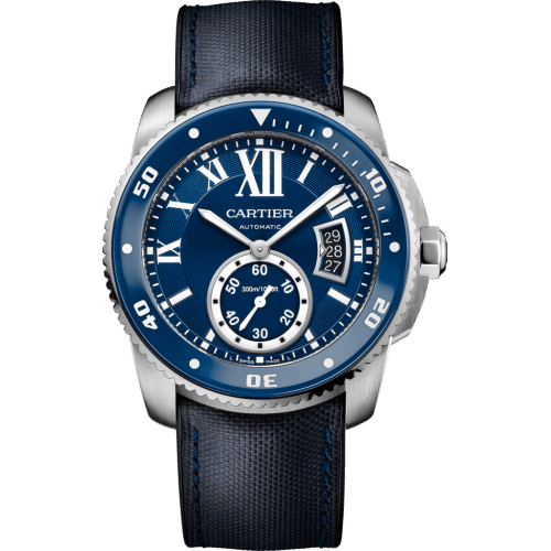 Calibre de Cartier Diver Stainless Steel / Blue / Rubber
