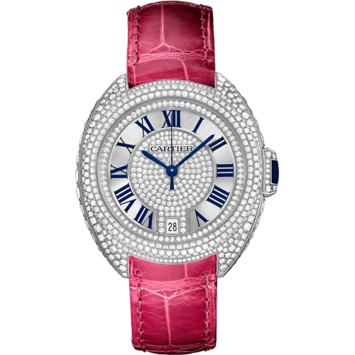 Clé de Cartier 35 White Gold / Full Diamonds / Red WJCL0018