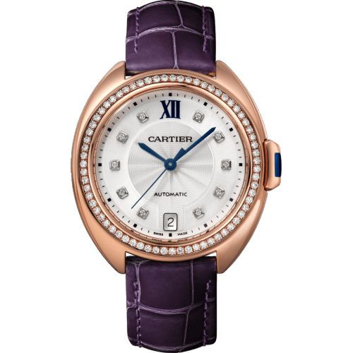 Clé de Cartier 35 Pink Gold / Diamonds / Purple