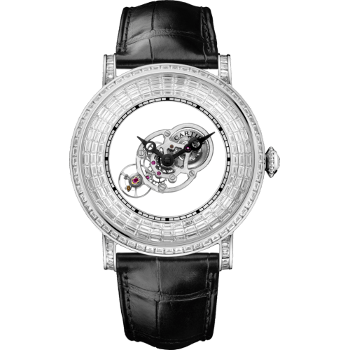 Rotonde de Cartier Astromystérieux Platinum / Baguette