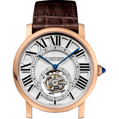 Rotonde de Cartier Flying Tourbillon Pink Gold / Silver W1556215
