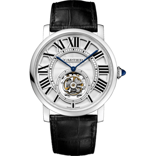Rotonde de Cartier Flying Tourbillon White Gold / Silver W1556216