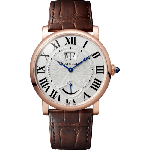 Rotonde de Cartier Calendar Aperture and Power Reserve Pink Gold / Silver
