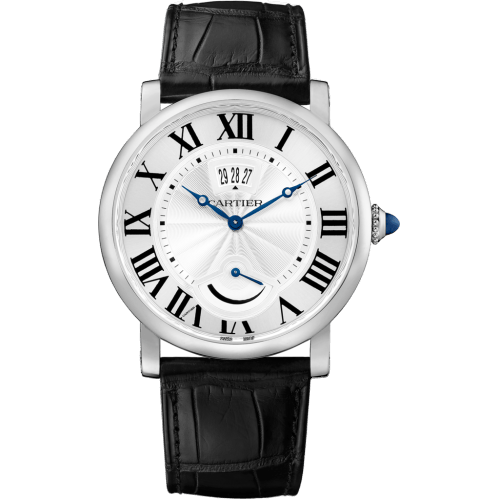 Rotonde de Cartier Calendar Aperture and Power Reserve Stainless Steel / Silver W1556369