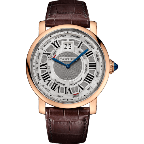 Rotonde de Cartier 45 Annual Calendar Pink Gold / Silver W1580001