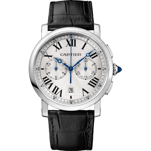Rotonde de Cartier Chronograph Stainless Steel / Silver WSRO0002