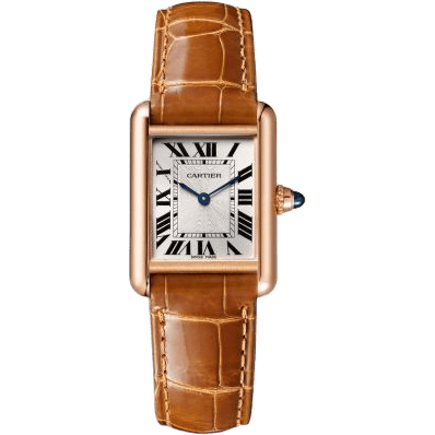 Tank Louis Cartier Small Manual Rose Gold / Silver