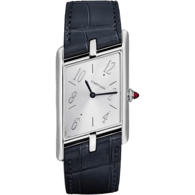 Cartier Tank Asymétrique Platinum / Silver WGTA0042