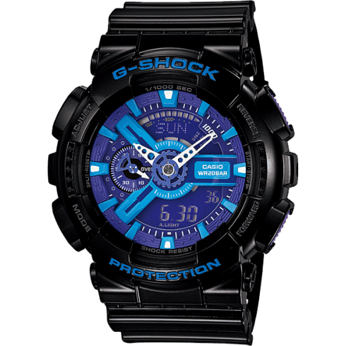 Casio GA-110HC-1A Black Purple