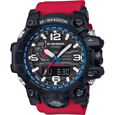 G-Shock Mudmaster Triple Sensor Black / Red