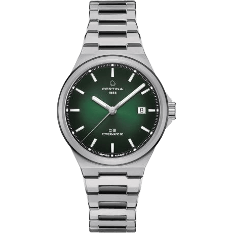 DS-7 Powermatic 80 Stainless Steel / Green / Bracelet
