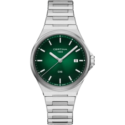 DS-7 Quartz Stainless Steel / Green / Bracelet
