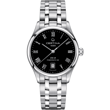 DS-8 Powermatic Stainless Steel / Black / Bracelet