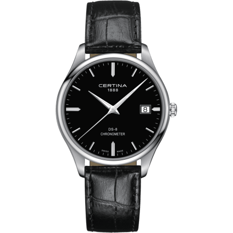 Certina DS-8 Chronometer Stainless Steel / Black / Strap C033.451.16.051.00