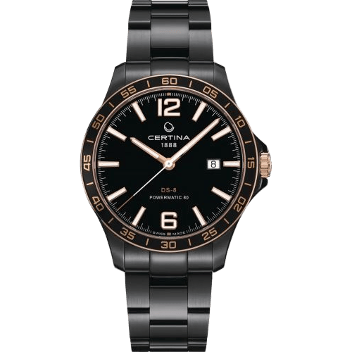 DS-8 Powermatic PVD - Rose Gold / Black / Bracelet