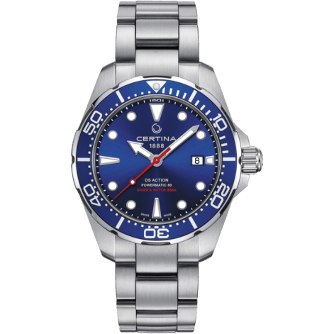 Certina DS Action Diver Powermatic 80 Stainless Steel / Blue / Bracelet C032.407.11.041.00