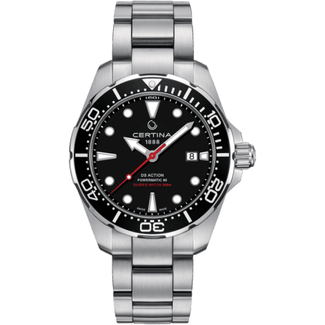 Certina DS Action Diver Powermatic 80 Stainless Steel / Black / Bracelet C032.407.11.051.00