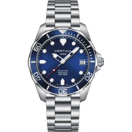 Certina DS Action Diver PreciDrive Stainless Steel / Blue / Bracelet C032.410.11.041.00