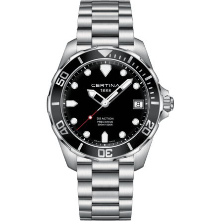 Certina DS Action Diver PreciDrive Stainless Steel / Black / Bracelet C032.410.11.051.00