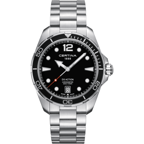 Certina DS Action 43 Quartz Stainless Steel / Black C032.451.11.057.00