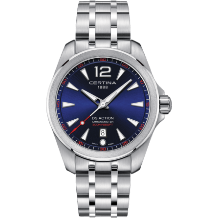 Certina DS Action 41 Quartz Stainless Steel / Blue C032.851.11.047.00
