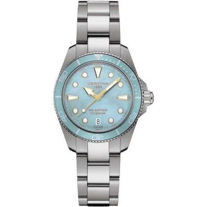 DS Action Quartz 34.5 Titanium / MOP / Bracelet