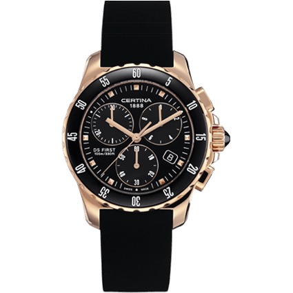 DS First Lady Ceramic Chrono Rose