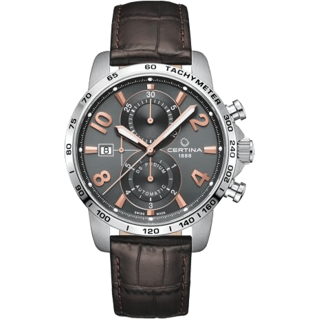 DS Podium Chronograph Automatic Stainless Steel / Grey