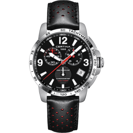 Certina DS Podium Lap Timer Stainless Steel / Black C034.453.16.057.00