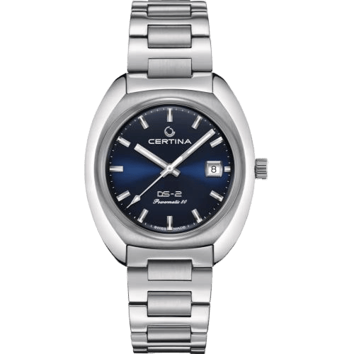 DS-2 Powermatic 80 Stainless Steel / Blue / Bracelet
