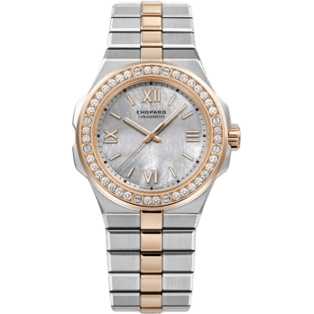 Alpine Eagle 36 Stainless Steel - Rose Gold - Diamond / MOP