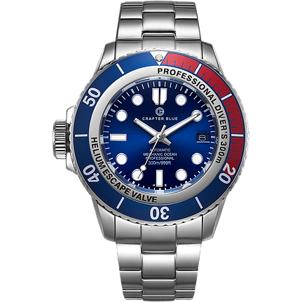 Crafter Blue Mechanic Ocean 45MM MOSS002.SB.RB
