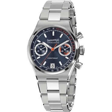 Contodat Chronographe Stainless Steel / Blue
