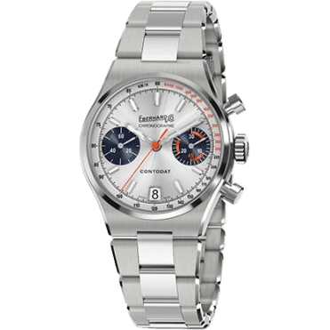 Contodat Chronographe Stainless Steel / Silver