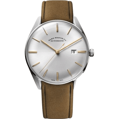 D-Series Stainless Steel / Silver / Leather