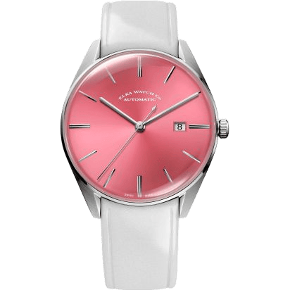 D-Series Stainless Steel / Pink / Leather